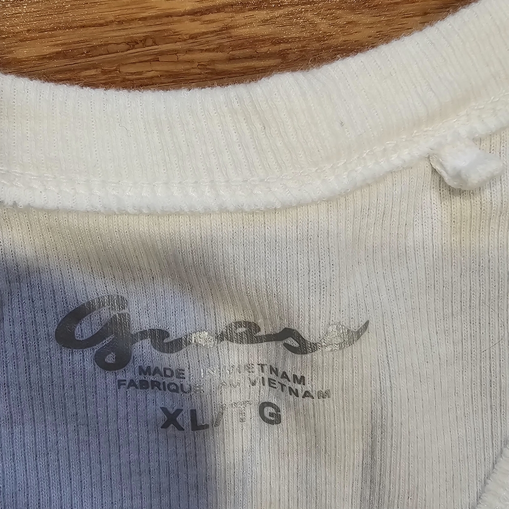 Guess White Racerback Tank Top - Picture 2 of 2